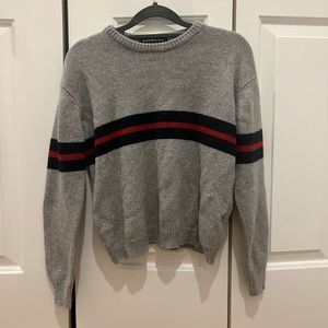 Brandy Melville crew neck striped sweater